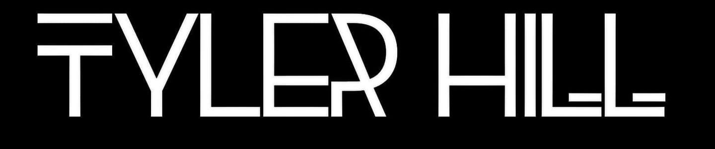 Tyler's name in a sans serif art deco font