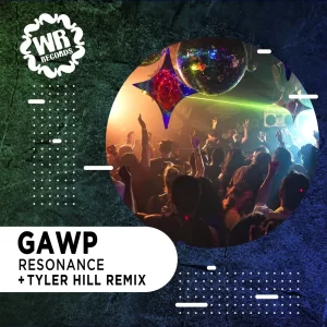 Album cover with nightclub