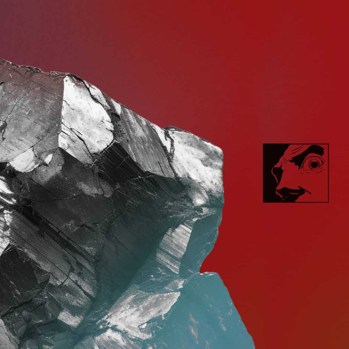 Ellem Sampler Vol 4 Pt 1 With Mic Check Red album cover with chipped shiny black stone