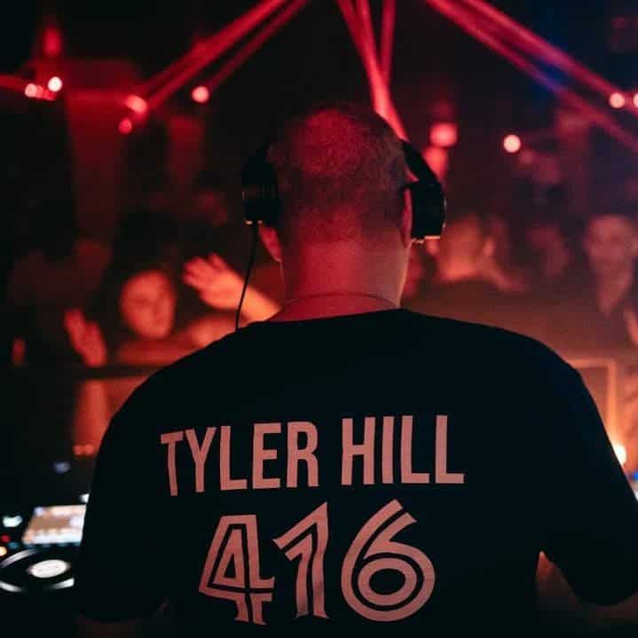 About Tyler Hill Torontos Techno Maestro Merging D Tyler wearing shirt with his name and 416